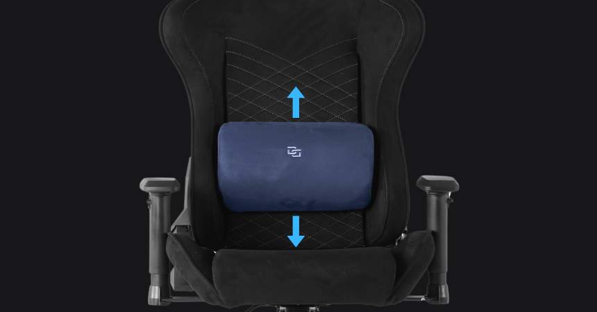 Zintegrowane regulowane podparcie lędźwiowe